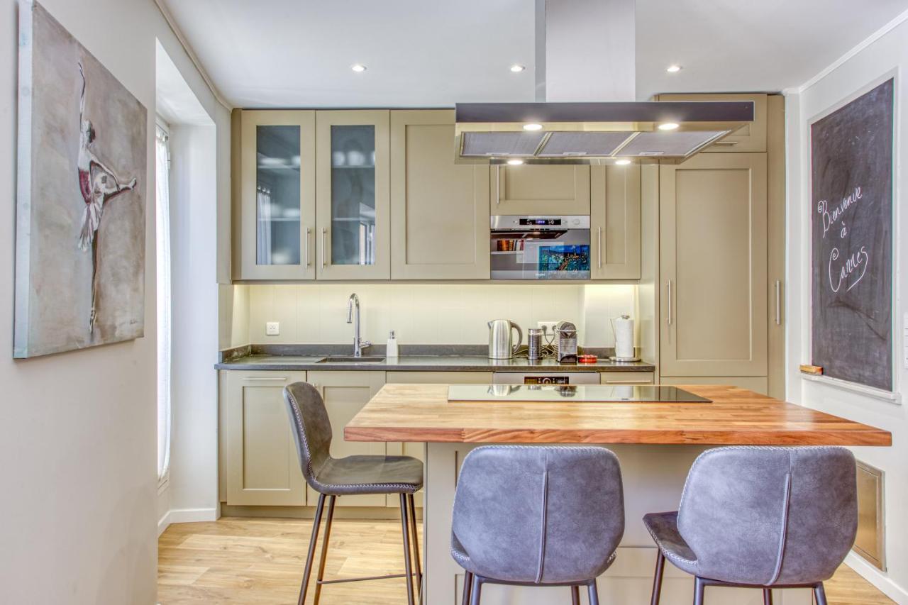 Style In Cannes-Beautiful Apt-5 Mins Stroll To Festival-Beach-Port Bagian luar foto